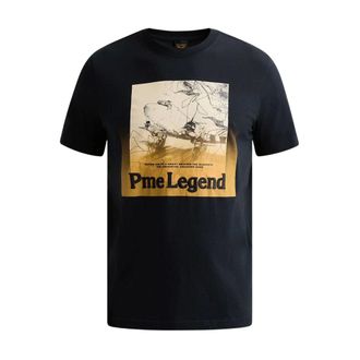 PME Legend Short Sleeve R-neck Single Jersey - Heren - Tops - Blauw - Maat: 3XL Jersey