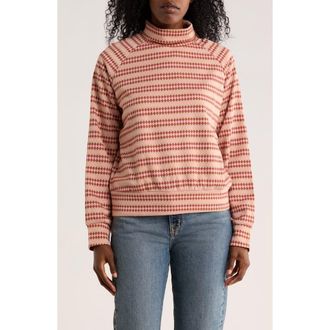 Area Stars Bebe Long Sleeve Turtleneck Top in Diamond at Nordstrom Rack, Size X-Small