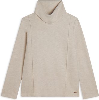 Freddy Felpa donna svasata con collo alto effetto tricot