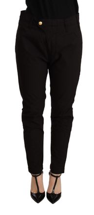 Cycle Womens Casual Pants Black Cotton - Size 26 (Waist)
