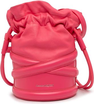 Alexander McQueen Pre-owned Alexander McQueen Calfskin The Soft Curve Bucket Bag Ladies 08D88NTIIGHURP13