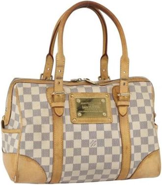 Louis Vuitton Pre-owned Canvas Handtas - Dames - Vintage Handtas - Wit - ONE Size - Vintage