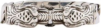 Gucci Silver Tiger Head Link Bracelet (Authentic Pre-Loved)