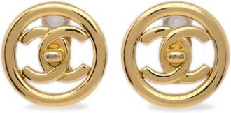 Chanel 1997 CC turn-lock clip-on earrings - women - Gold Plated - One Size