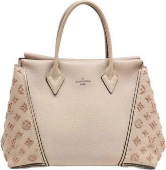 Louis Vuitton Pre-owned Vintage Monogram Handtas - Dames - Vintage Handtas - Beige - ONE Size - Leer - Vintage