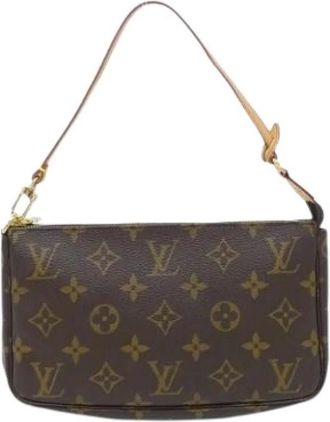 Louis Vuitton Pre-owned Mini Bags, female, Brown, Size: ONE SIZE Pre-owned Pouch