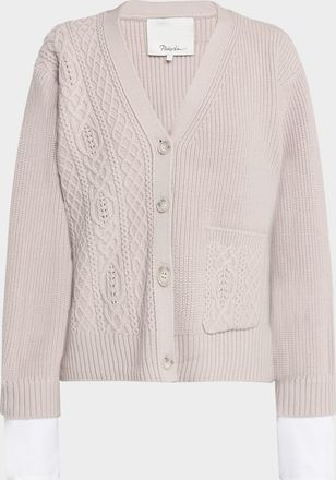 3.1 Phillip Lim Knit V-Neck Cardigan
