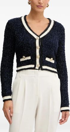 Guess Co Cardigan Aomori con scollo a V - Blu