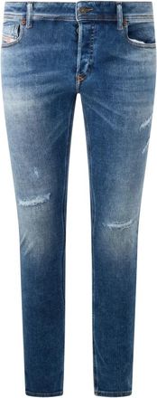 Diesel Sleenker Jeans - Heren - Slim Fit Jeans - Blauw - W26 - Katoen - Jeans