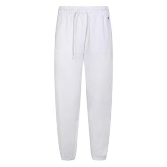 Polo Ralph Lauren Sweatpants, female, White, Size: S Fleece Drawstring Sweatpant
