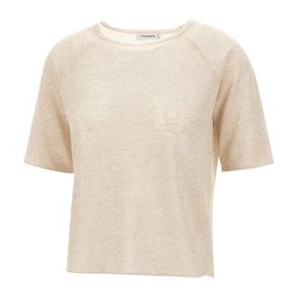 KANGRA Truien Beige - Dames - Ronde hals truien - Beige - L - Katoen - Truien & Vesten