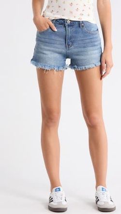 Madden Girl Festival Denim Shorts in Medium Wash at Nordstrom Rack, Size 11