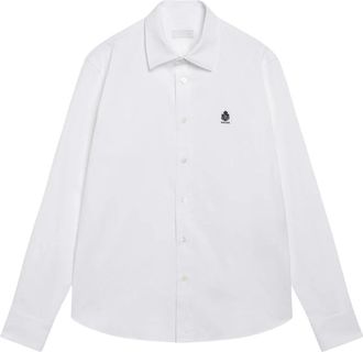 Prada Katoenen Shirt - Heren - Zakelijke Overhemden - Wit - L - Katoen - Overhemden