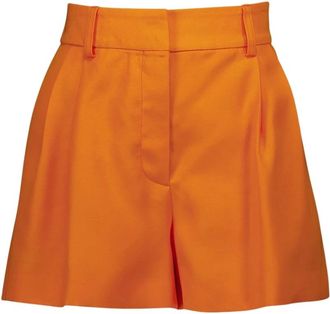 Stella McCartney Tangerine Tailored Shorts - Dames - Bermuda - Oranje - M - Korte Broeken