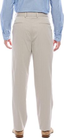 Brunello Cucinelli Pinstriped Cotton-Silk Trousers - Beige