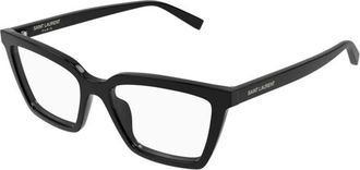 Saint Laurent Glasses, female, Black, Size: 53 MM Cat-eye Frame