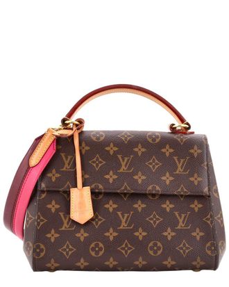Louis Vuitton Brown Monogram Canvas Cluny Top Handle Bb (Authentic Pre-Loved)
