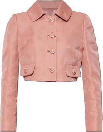 Dolce & Gabbana Kort Jasje - Dames - Zomerjassen - Roze - 2XS - Katoen - Jassen