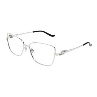 Cartier Panth&egrave;re Light Cat Eye Frame - female - Cartier - Glasses - Gray - 55 MM - Accessories