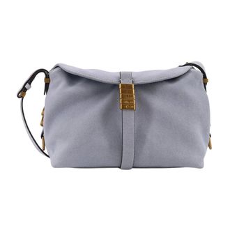 Pinko Cross Body Bags, female, Blue, Size: ONE SIZE Saddle Baguette Mini