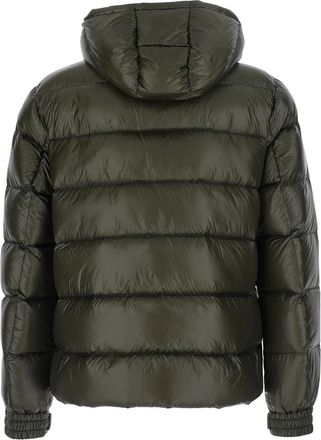 H&egrave;SKIMO Short Semi-Shiny Technical Down Jacket - Green