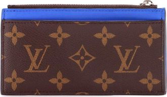 Louis Vuitton Coin Card Holder Macassar Monogram (Authentic Pre-Loved)