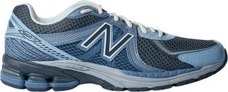 New Balance Sneakers met Mesh Panelen en Logo Borduursel - Heren - Sneakers - Blauw - 46 1/2 EU - Schoenen