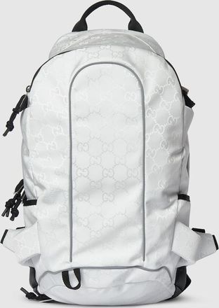 Gucci Small Backpack, White, Fabric