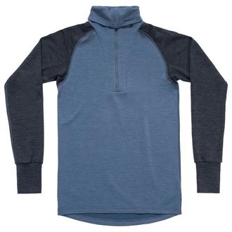 Devold Expedition Merino Silk Zip Merinounterw&auml;sche f&uuml;r Herren | blau