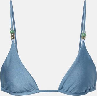 JADE Swim Via beaded bikini top