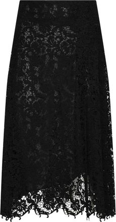Fendi Macram&eacute; kanten rok - Dames - Midirokken - Zwart - M - Rokken