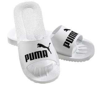 Puma Purecat Statement Deluxe Edition Shower and Bathing Shoes - White - Size 40.5