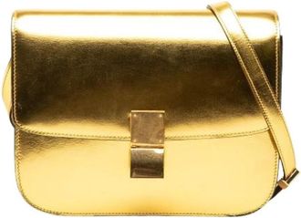 Celine Pre-owned Cross Body Bags, female, Yellow, Size: ONE SIZE Pre-owned Vintage Crossbody Bag