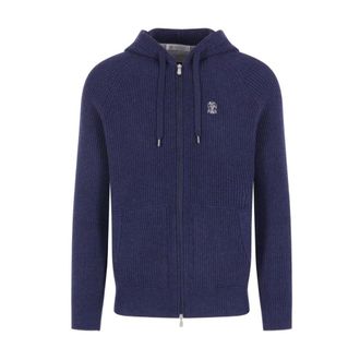 Brunello Cucinelli Hombre, Jerseys, Azul, Talla: L