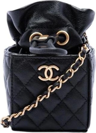 Chanel Bolso Cubo Pre-owned Acolchado - Pre-owned - Mujer - Negro - ONE SIZE