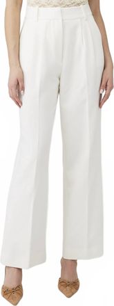 Favorite Daughter The Favorite High Waisted Wide-Leg Pant In Ivory
