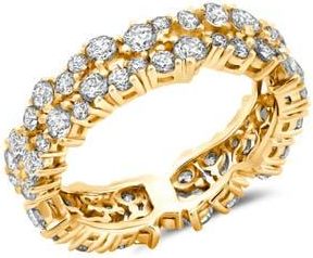 Crislu Multicluster Cubic Zirconia Ring in 18Kyg/clear Stone at Nordstrom