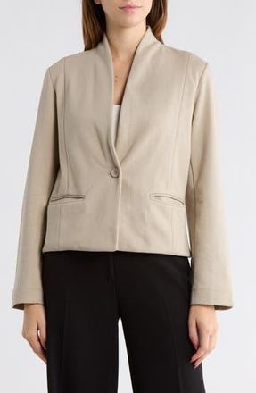 James Perse Clean Cotton Blazer in Light Tan at Nordstrom Rack, Size 1