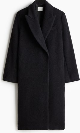 H&M Wollmantel - Schwarz