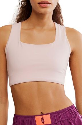 Free People FP Movement Win Win Racerback Bra in Rose Water at Nordstrom, Size X-Large