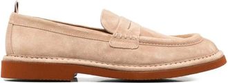 Rolando Sturlini Sturlini - Firenze Penny Loafers - Heren - Schoenen - Beige - Maat: 41 EU Leer