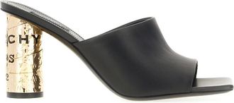 Givenchy Heeled Mules, female, Black, Size: 10 US Tape Heeled Mules