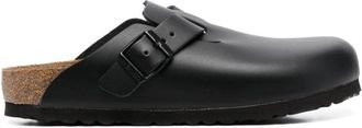 Birkenstock Boston Natural Leather Size: 44, colour: BLACK