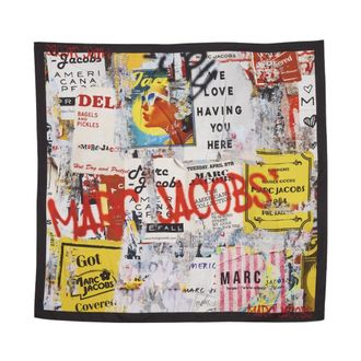 Marc Jacobs Americana Silk Scarf - female - Marc Jacobs - Silk Scarves - Multicolor - ONE SIZE - Accessories
