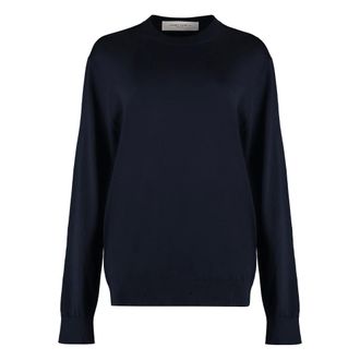 Golden Goose Deen Ronde Hals Wol Trui - Heren - Truien - Blauw - Maat: XL Wol