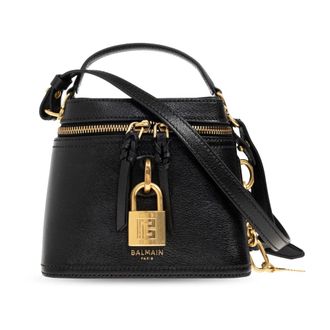 Balmain Pulse Vanity Handtas - Dames - Handtassen - Zwart - ONE Size - Leer - Tassen