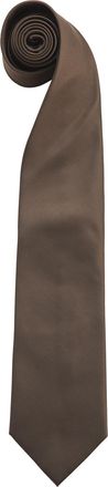Premier Heren Kleuren Gewone mode / Business Tie (Pakket van 2) (Bruin)