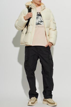 Moncler Himalaya Down Jacket, Mens, Cream