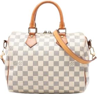Louis Vuitton Pre-owned Handbags, female, White, Size: ONE SIZE Pre-owned Speedy Bandouliere 25