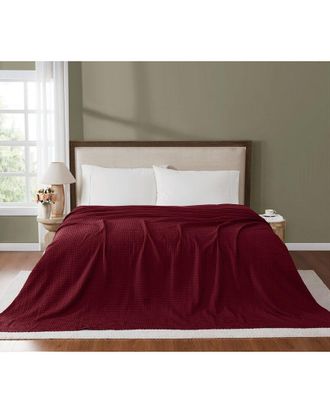 Brooklyn Loom Cotton Waffle Family Blanket